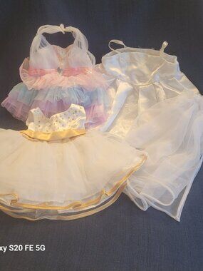 Build a Bear Set of Three Dresses